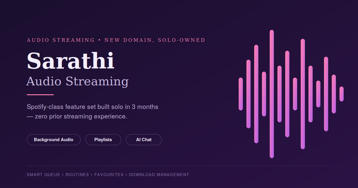 Sarathi Audio Streaming